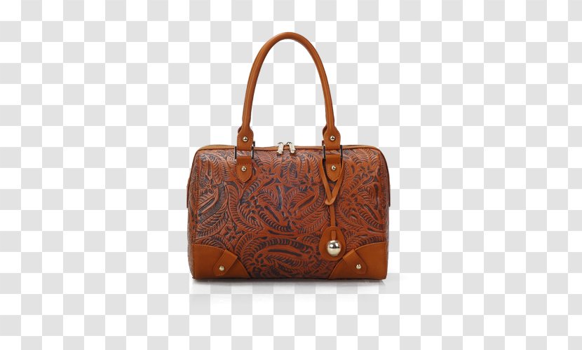 Handbag Leather Tasche Pocket - Woman - Women's Bag Transparent PNG