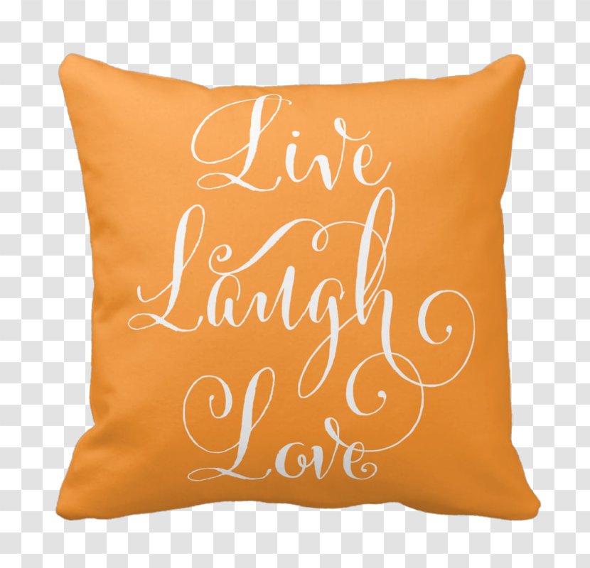Throw Pillows Cushion Linen Zazzle - Peach - Pillow Transparent PNG