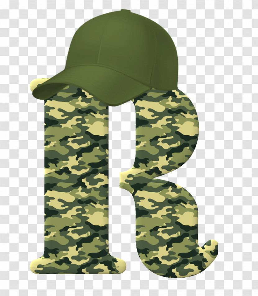 Military Camouflage Alphabet Clip Art - B Transparent PNG