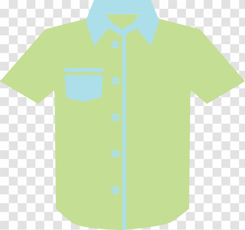 Clothing Green White T-shirt Sleeve Transparent PNG