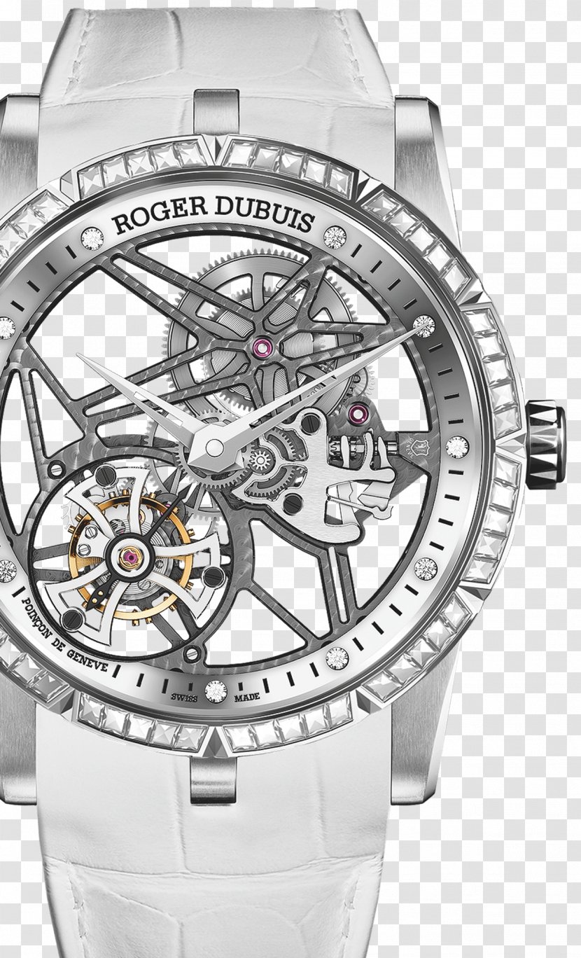 Roger Dubuis Watch Geneva Seal Tourbillon Manufacture D'horlogerie - Strap Transparent PNG
