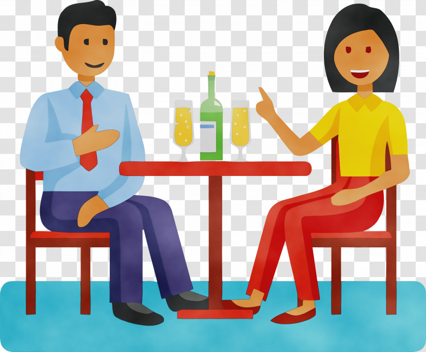 Conversation Sharing Interaction Sitting Table Transparent PNG