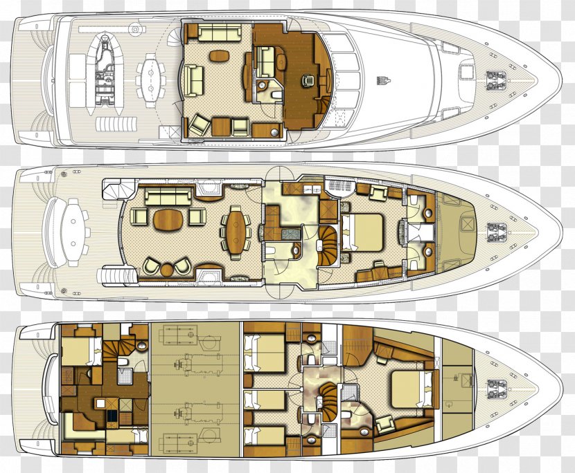 Luxury Yacht Motor Boats Ship - Watercraft - Decorative Chart Transparent PNG
