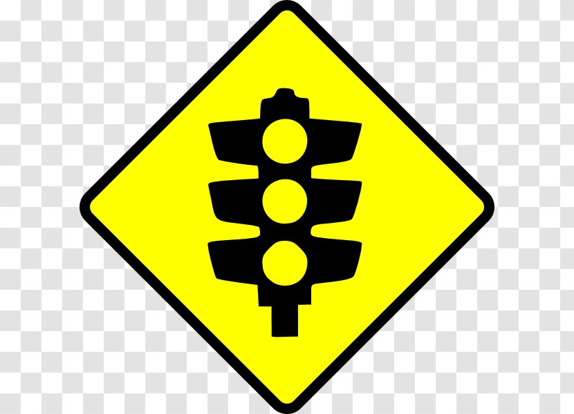Road Signs In Australia Traffic Sign Warning - Stop Light Cartoon Transparent PNG