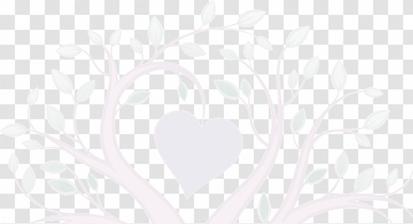 Desktop Wallpaper Heart White Pattern - Tree Transparent PNG