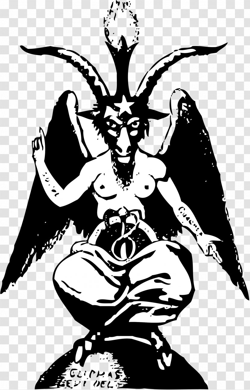 Baphomet Theistic Satanism Church Of Satan Symbol - Wing Transparent PNG