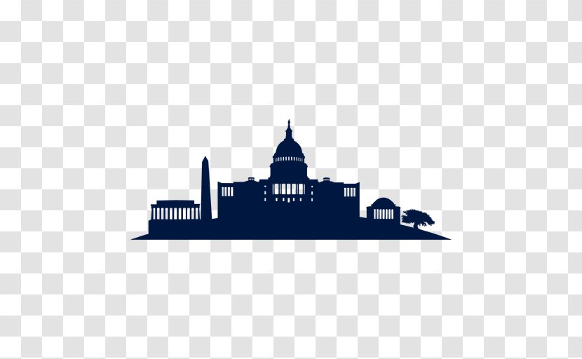 Washington, D.C. Skyline Silhouette Clip Art - United States - Cityscape Transparent PNG