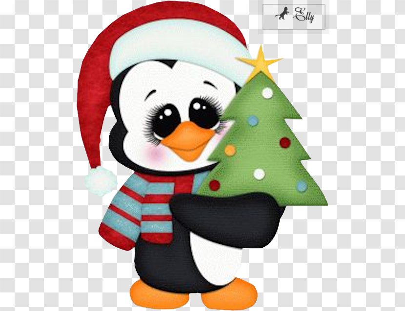 Penguin Christmas Ornament Scrapbooking Clip Art - Silhouette Transparent PNG