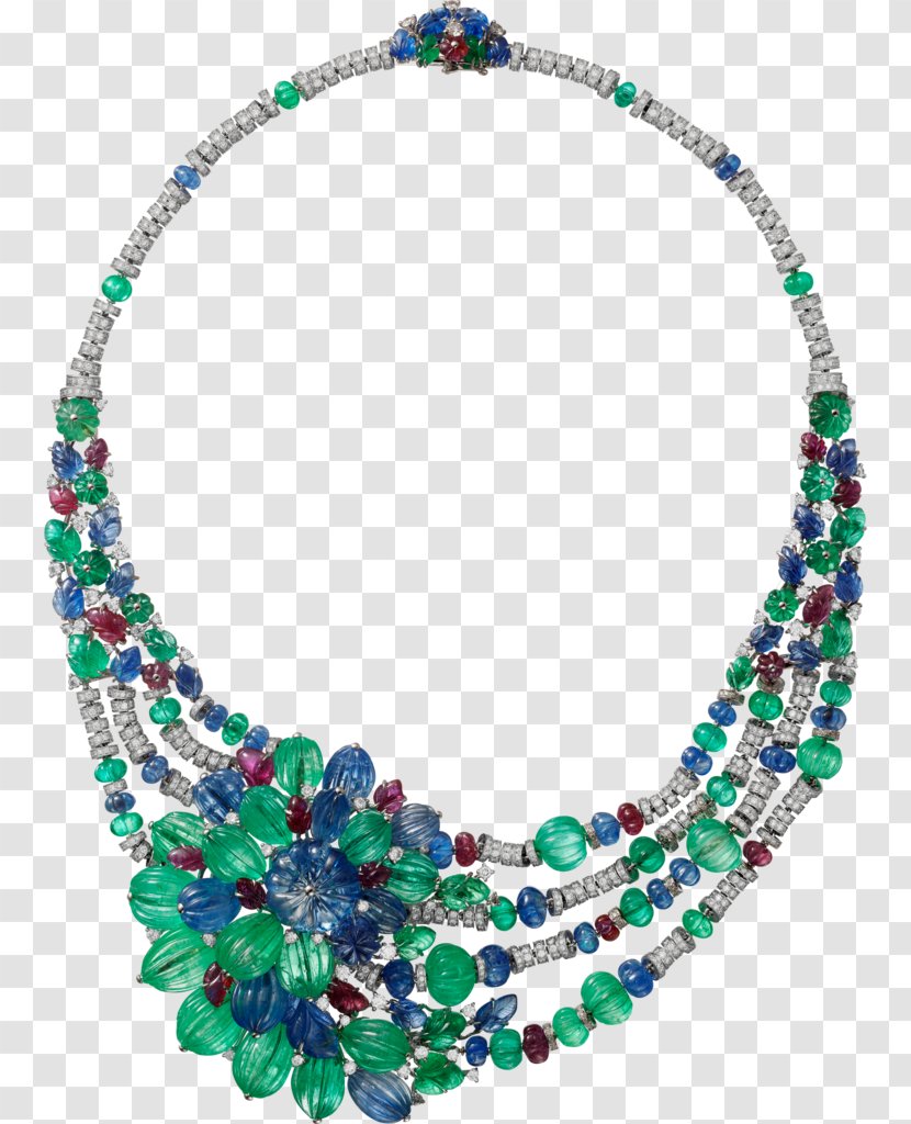 Emerald Necklace Turquoise Jewellery Sapphire - Gemstone Transparent PNG