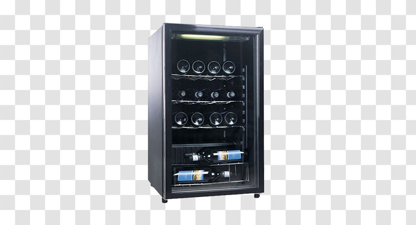 Wine Cooler Refrigerator Multimedia Transparent PNG