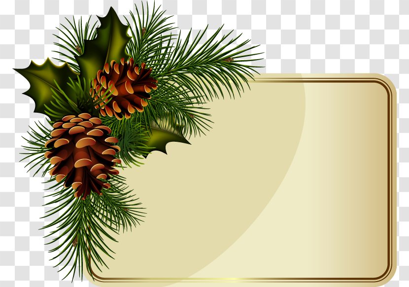 Wreath Christmas New Year Clip Art - Advent - Pine Cone Border Transparent PNG