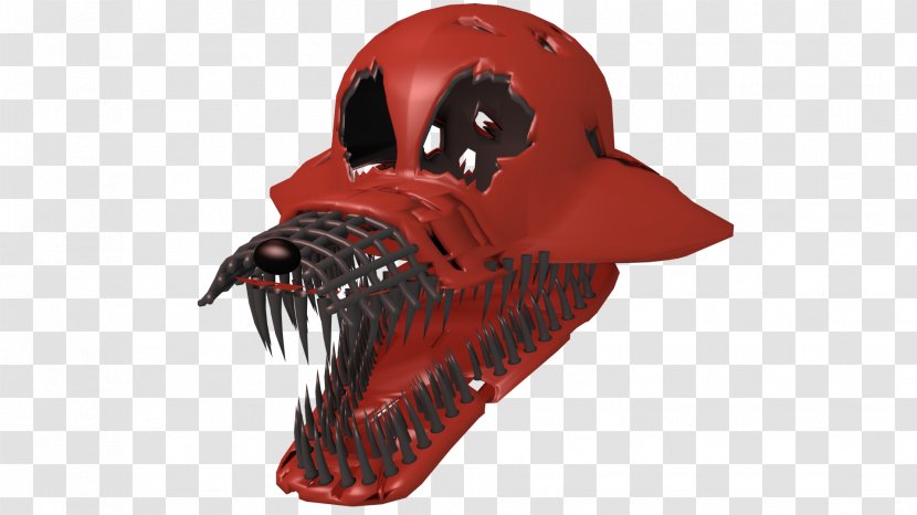 Skull Snout Jaw Headgear Neck - Nightmare Foxy Transparent PNG