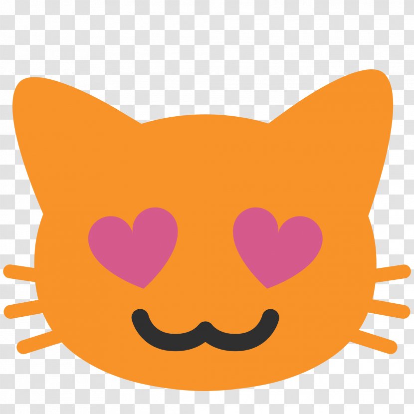 Cat Emoji Kitten Kaomoji Sticker - Meow - Smiley Transparent PNG