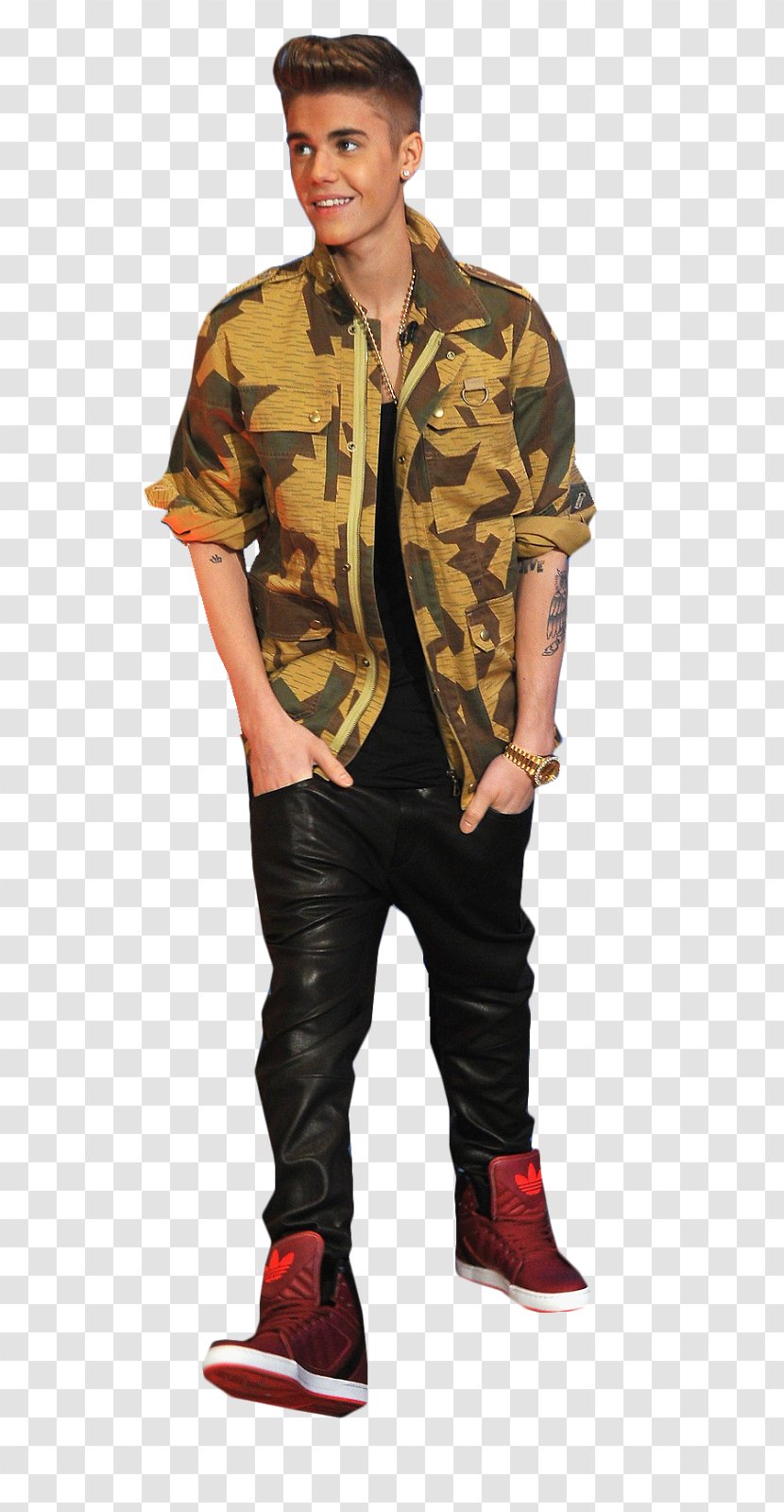 Outerwear - Top - Bieber Pattern Transparent PNG