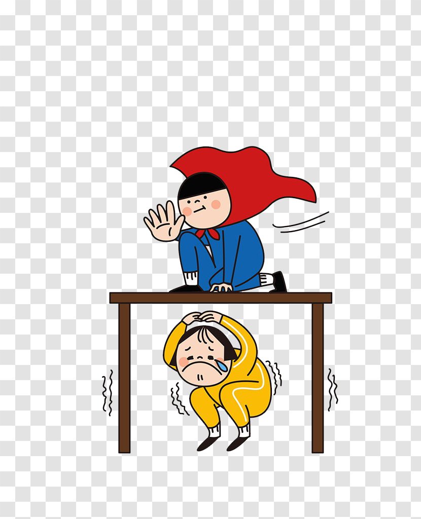 Earthquake Drawing Clip Art - Children In The Transparent PNG