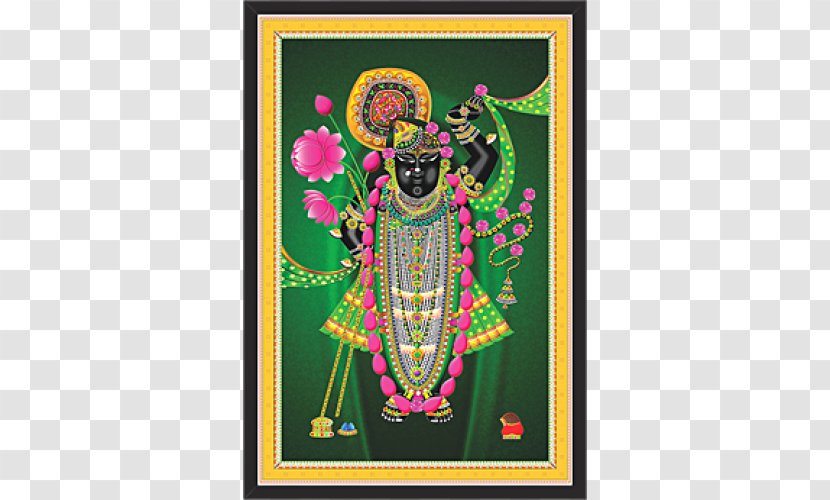 Shrinathji Temple Image Painting Art - Flower Transparent PNG