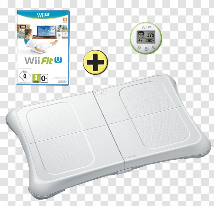 Wii Fit U Product Design Balance Board - Fitness Meter Transparent PNG