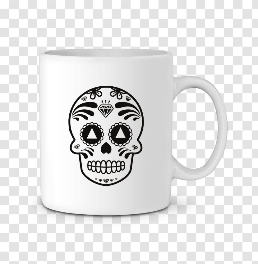 Coffee Cup Calavera Skull Mug Day Of The Dead Transparent PNG