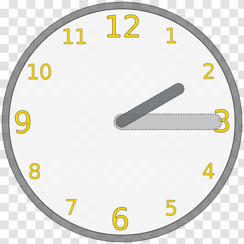 Clock Face Hour Alarm Clocks Wikimedia Commons - 24hour Transparent PNG