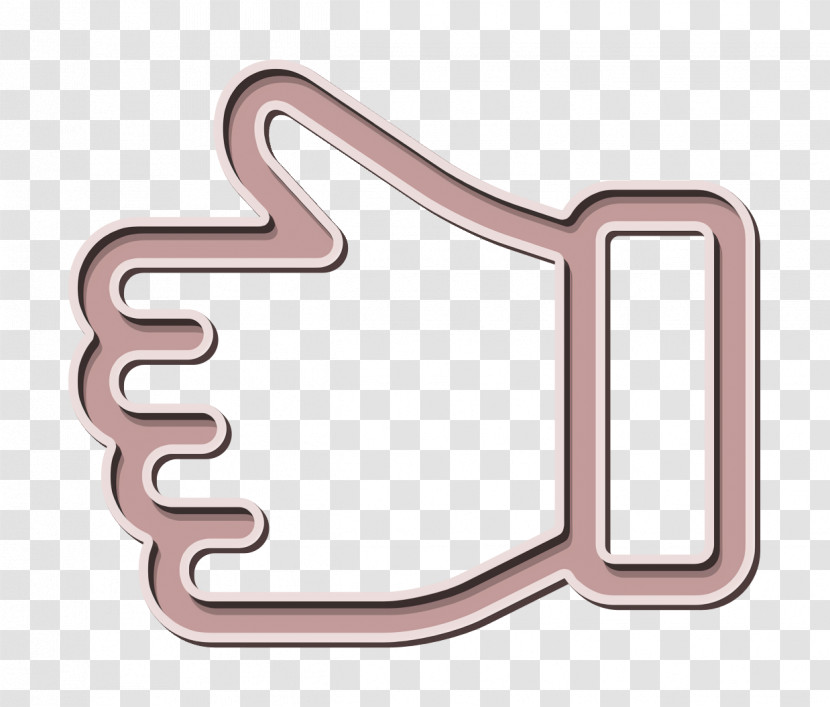 Thumb Up Icon Good Icon Poll And Contest Linear Icon Transparent PNG
