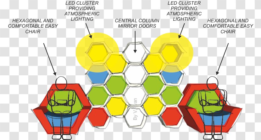 Graphic Design Diagram - Point - Technology Honeycomb Transparent PNG
