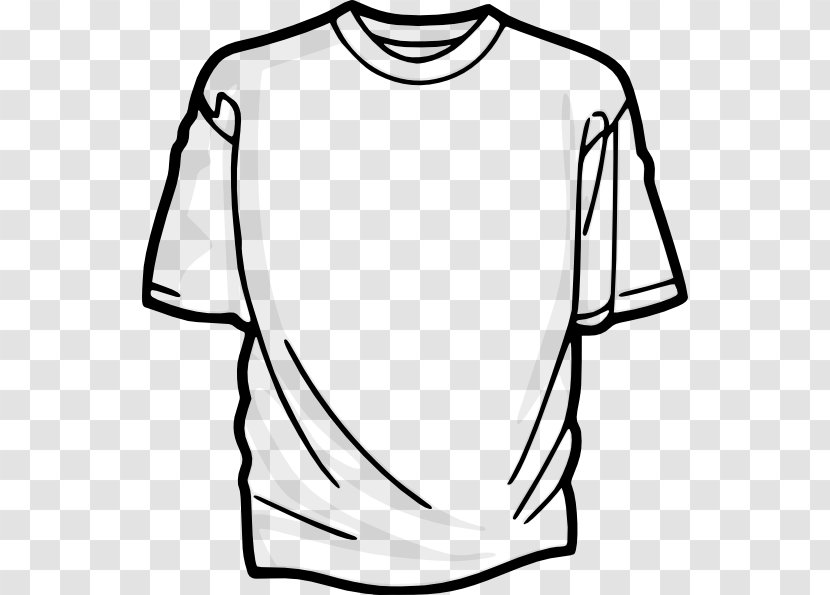T-shirt Clothing Clip Art - Black And White Transparent PNG