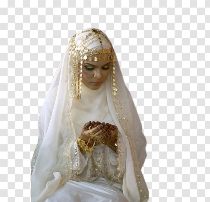Bride Wedding Dress Hijab Muslim Clothing - Doll Transparent PNG