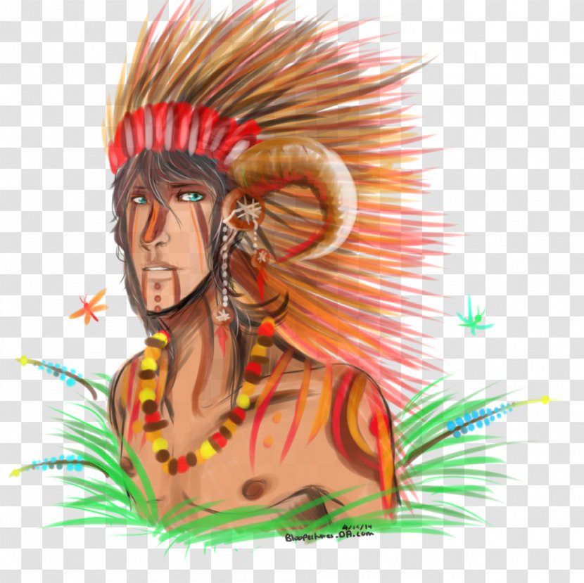 Tribal Chief Hair Coloring Tribe - Art - Ram God Transparent PNG