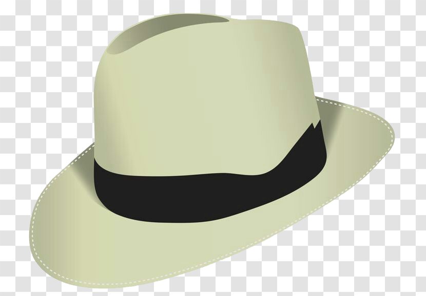 Fedora - White Hat Transparent PNG