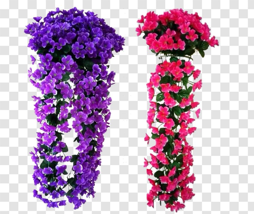 Floral Design Violet Cut Flowers - Flowerpot - Floristry Transparent PNG