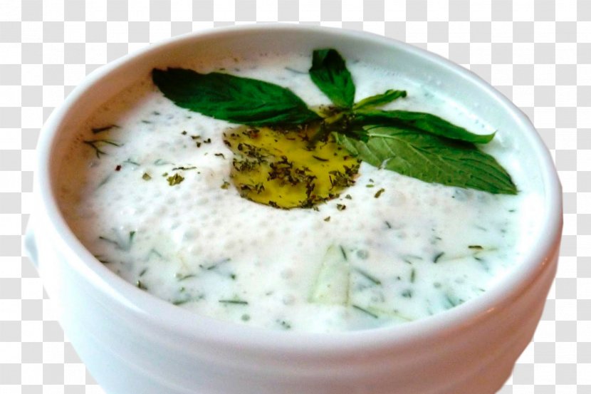 Tzatziki Turkish Cuisine Kebab Yoghurt Drink - Garlic - Yogurt Transparent PNG