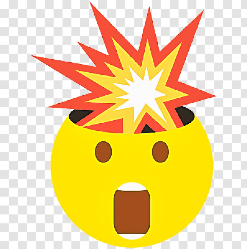 Emoji Explosion - Sticker - Smile Yellow Transparent PNG