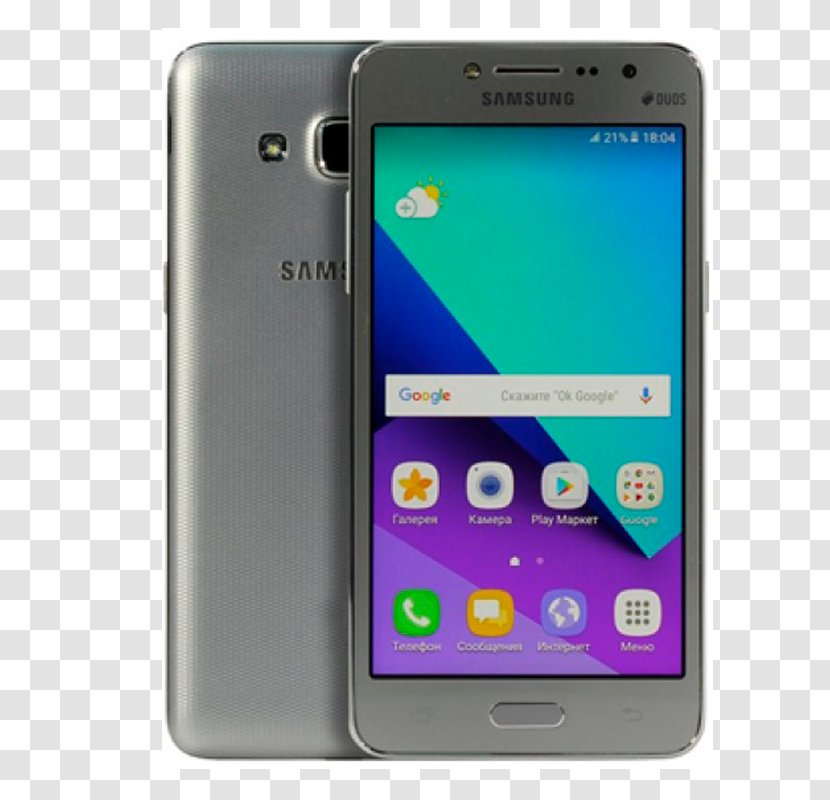 Samsung Galaxy Grand Prime Plus J2 (2015) Smartphone Android - Portable Communications Device Transparent PNG