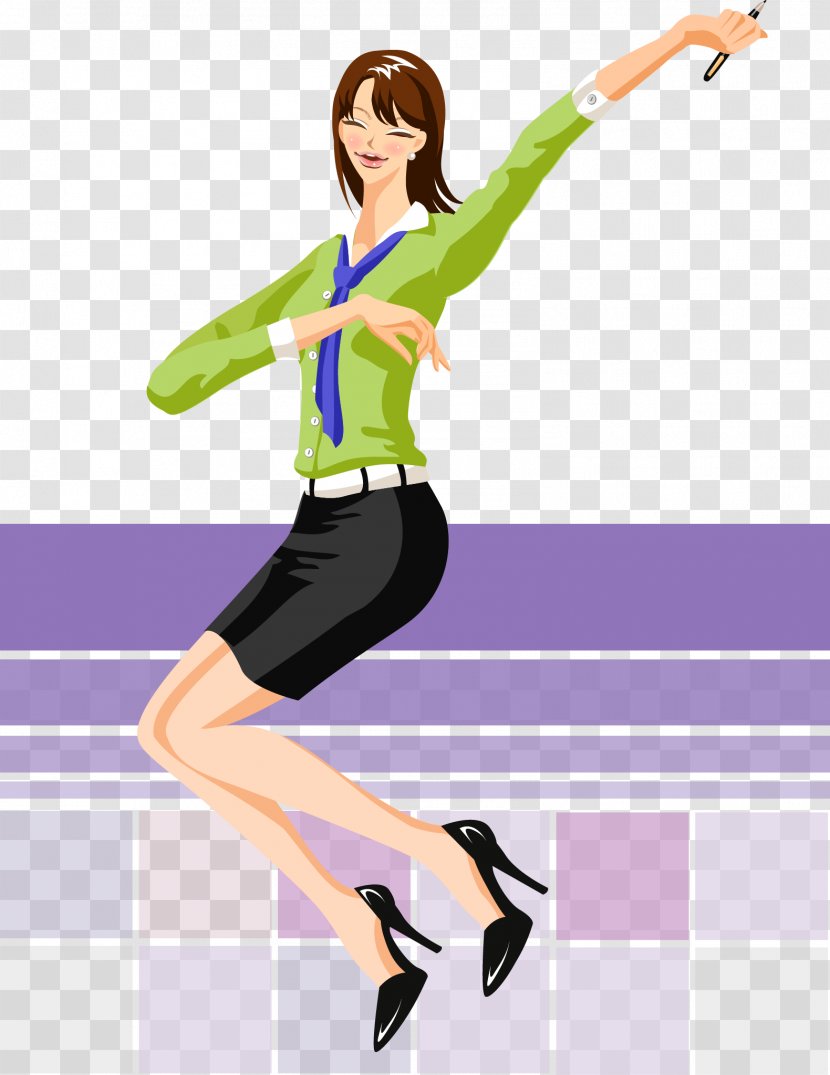 Royalty-free Illustration - Silhouette - Vector Business Woman Transparent PNG