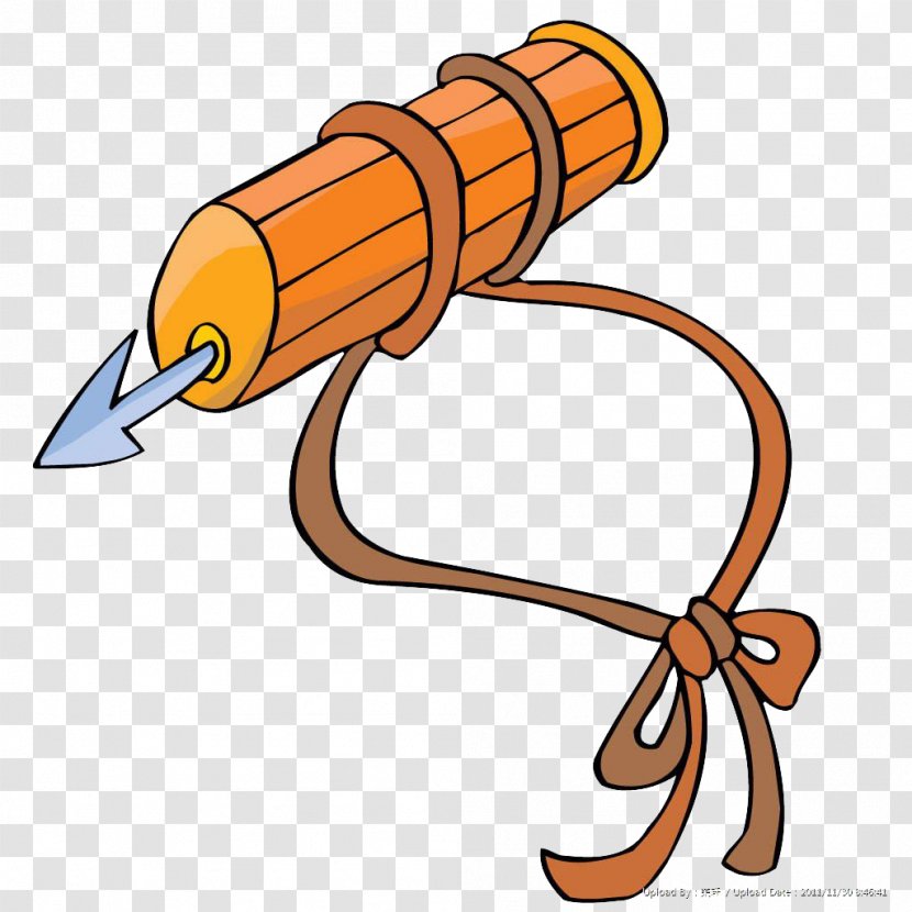 Arrow - Orange - Firecracker Transparent PNG