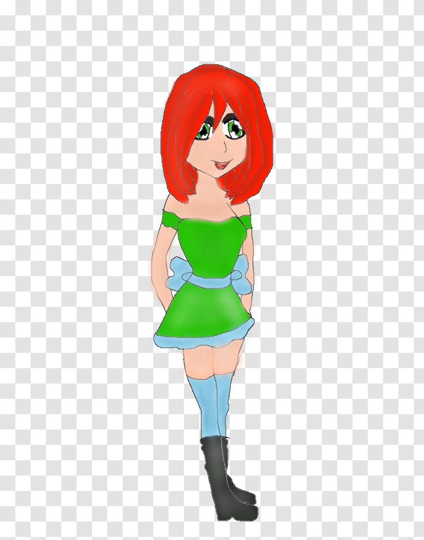 Brown Hair Green Costume Clip Art - Cartoon - Prince CUTE Transparent PNG