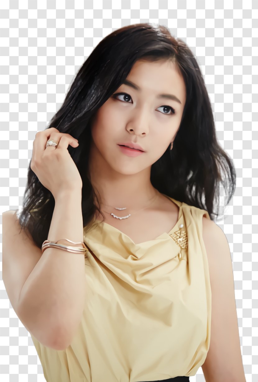 Luna F(x) Model K-pop Fashion - Lip - Layered Hair Transparent PNG