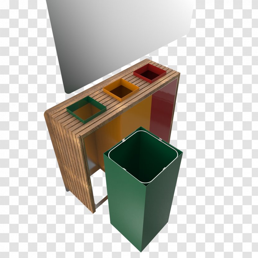 Rubbish Bins & Waste Paper Baskets Plastic Recycling - Container - Timber Transparent PNG