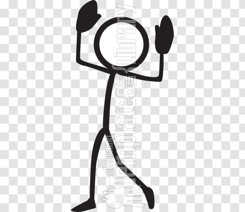 Stick Figure Drawing Cartoon - Silhouette Transparent PNG