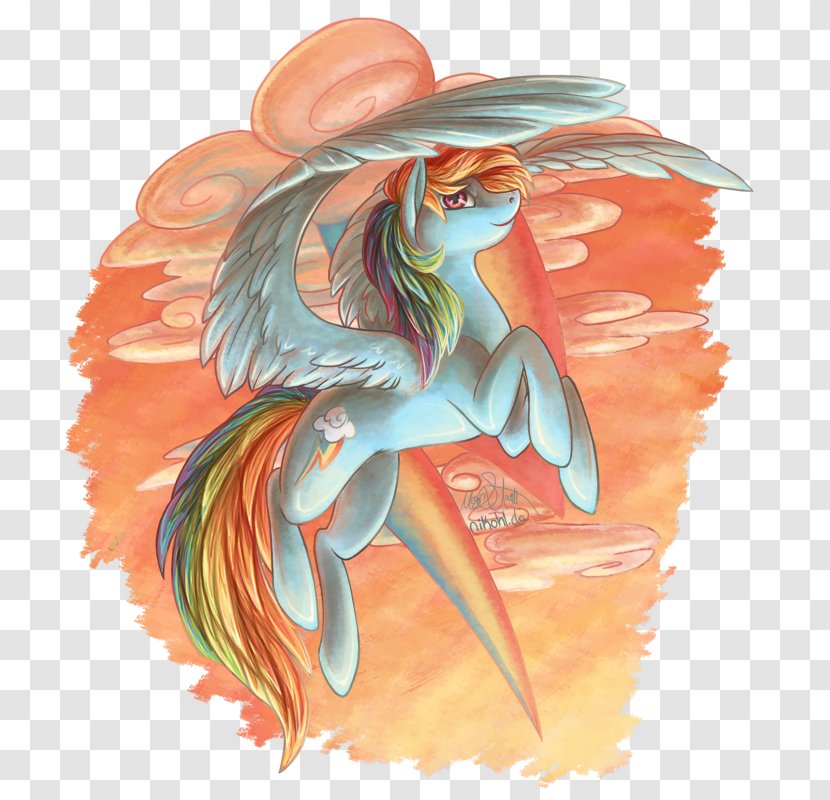 Rainbow Dash Pony Twilight Sparkle Rarity - Mythical Creature - My Little Transparent PNG