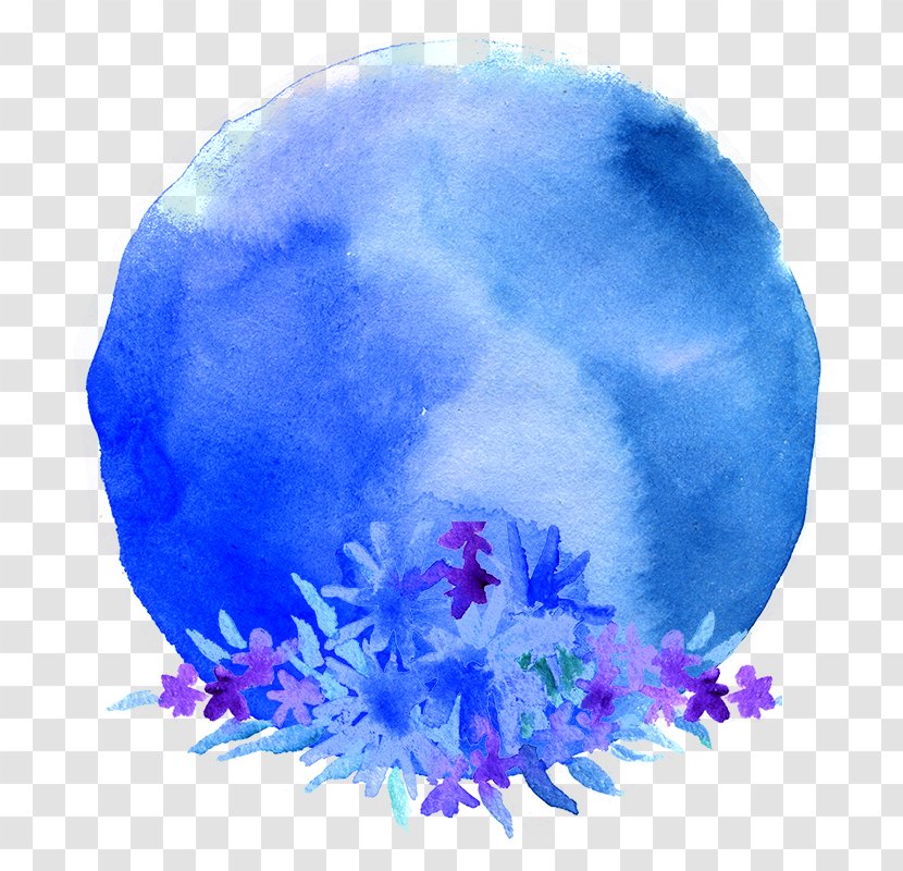 Watercolor Painting Ink Wash - Halo Block Transparent PNG