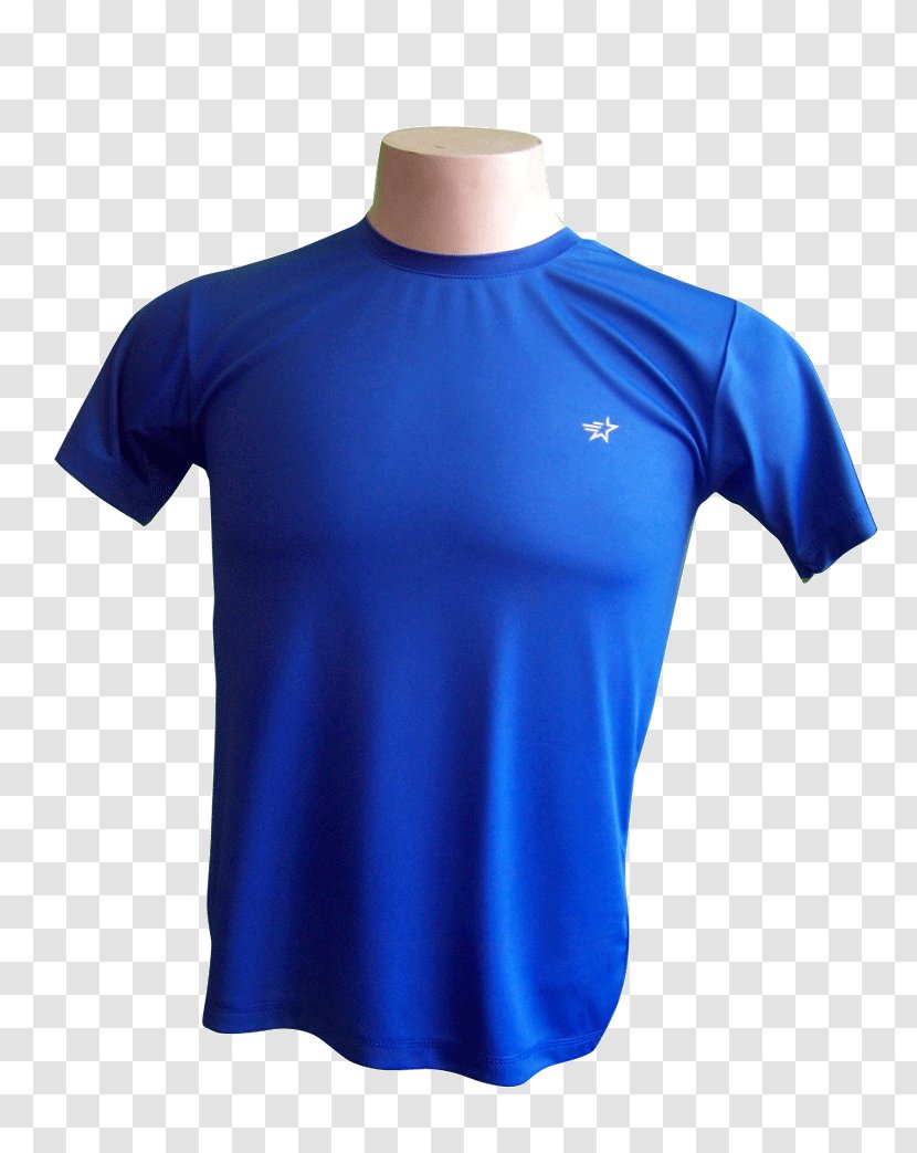 T-shirt Jersey Sleeve Sportswear Blue Transparent PNG