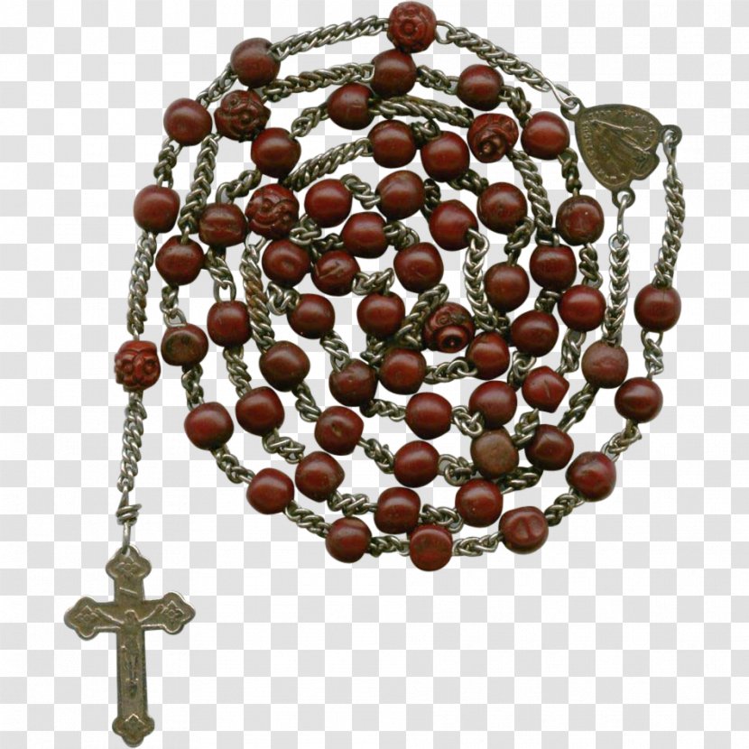 Prayer Beads Rosary Of The Seven Sorrows Crucifix Our Lady - Jewellery Transparent PNG