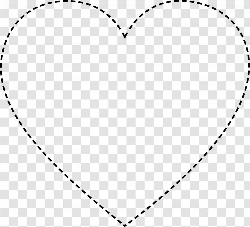 Heart Line Art Transparent PNG