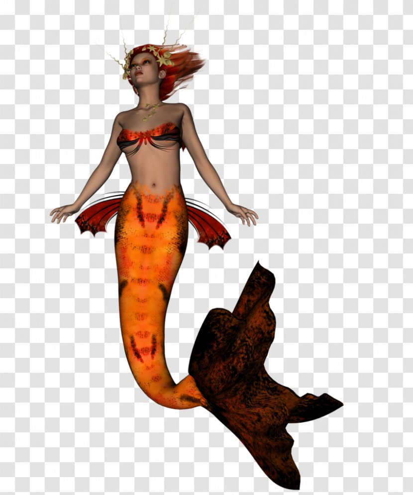 Mermaid Elfida Legendary Creature Costume Design - Net Transparent PNG