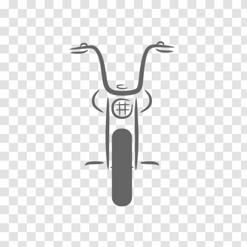 Motorcycle Logo Chopper Font - Black And White Transparent PNG