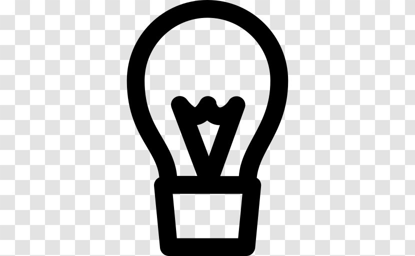 Incandescent Light Bulb Lighting Street Lamp - Black And White Transparent PNG