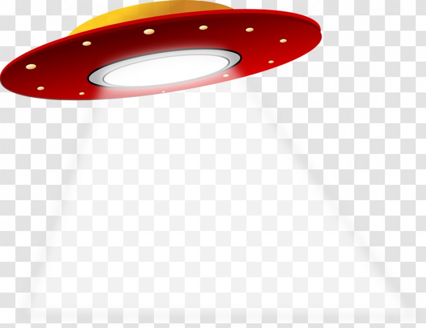 SVGZ Unidentified Flying Object Clip Art - Red - Cartoon UFO Transparent PNG