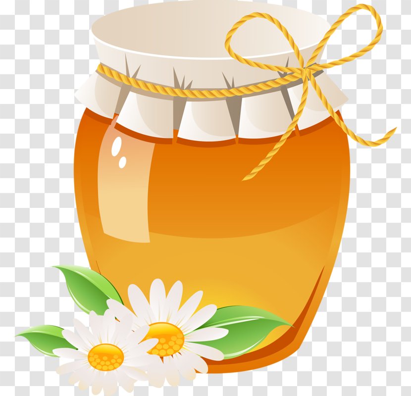 Honey Bee Yuja Tea Clip Art Transparent PNG