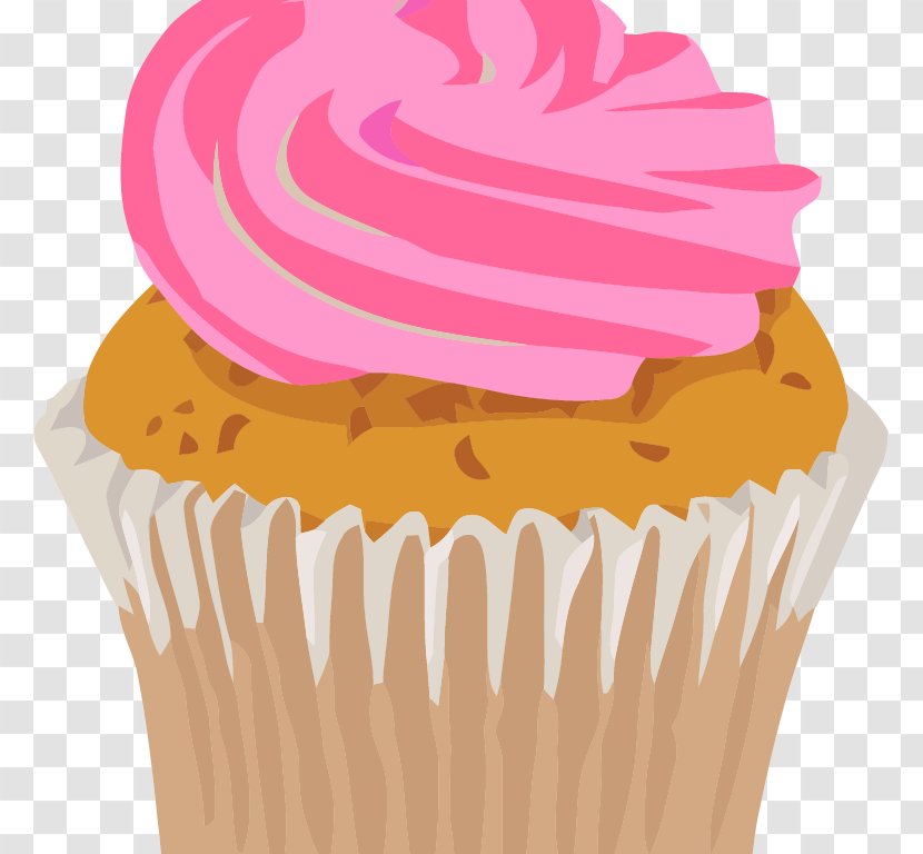 Cupcake Frosting & Icing Sprinkles Clip Art - Food - Cake Transparent PNG
